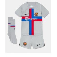 Dres Barcelona Ferran Torres #11 Rezervni za djecu 2022-23 Kratak Rukav (+ kratke hlače)